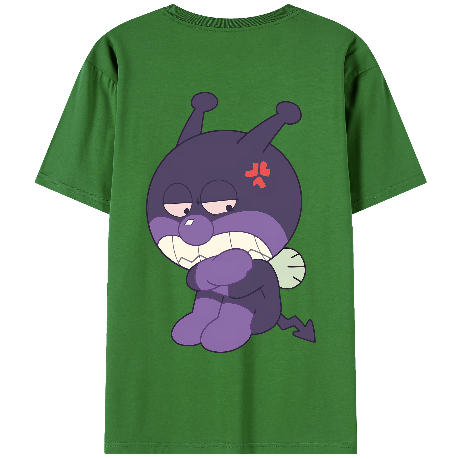 （画像用） アンパンマン Anpanman レディース半袖Tシャツ(バックプリント)